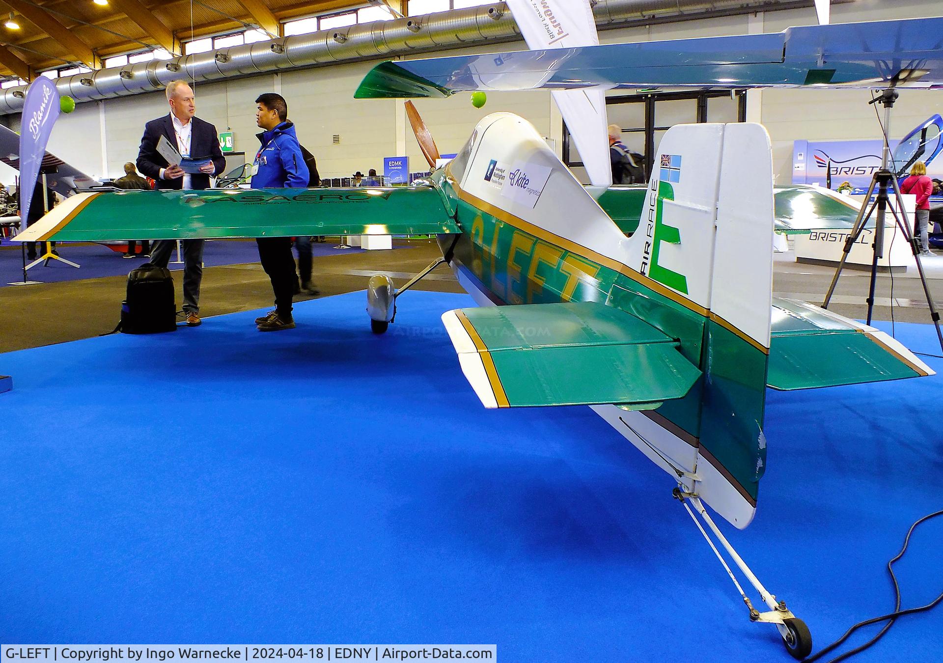 G-LEFT, 2010 Cassutt IIIM Racer C/N LAA 034-14983, Cassutt IIIM with electric motor at the AERO 2024, Friedrichshafen