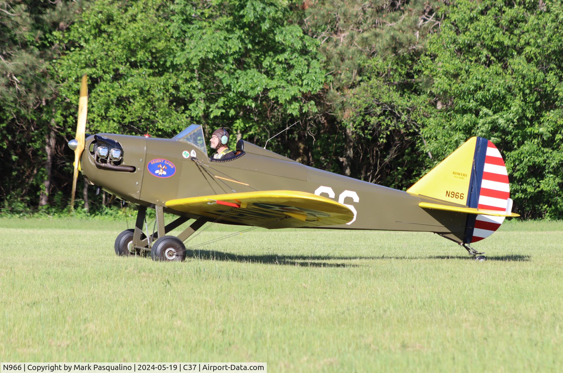 N966, 1975 Bowers Fly Baby C/N 70-14, Bowers Fly Baby