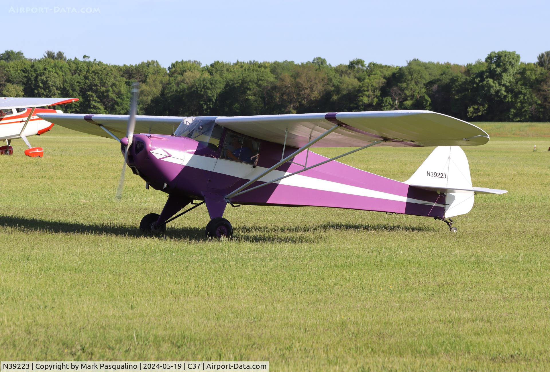 N39223, 1945 Taylorcraft BC12-D C/N 6477, Taylorcraft BC12-D