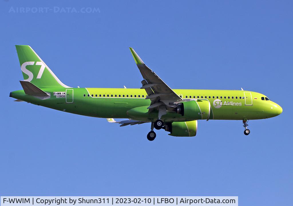 F-WWIM, 2022 Airbus A320-271N C/N 10806, C/n 10806 - S7 Airlines then Jet Airways and ITA Airways ntu... For Cebu Pacific Air as RP-C4158