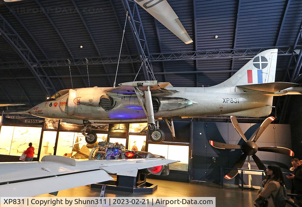 XP831, 1961 Hawker Siddeley P.1127 C/N P-01, Preserved in the London Science Museum