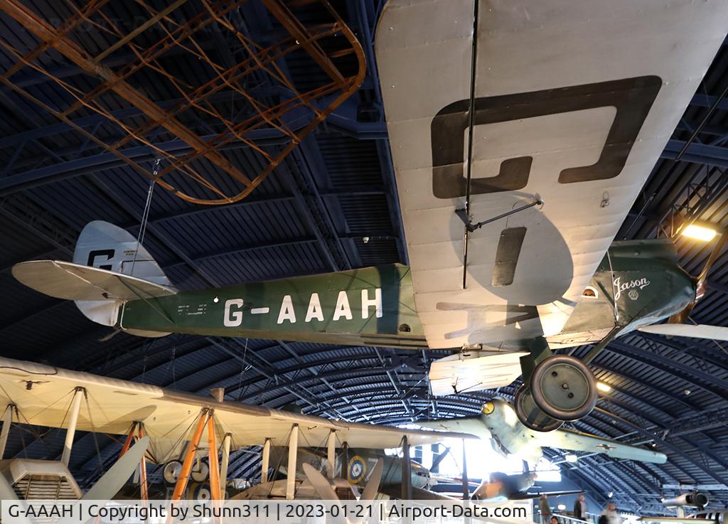 G-AAAH, 1928 De Havilland DH.60G Gipsy Moth C/N 804, Preserved in the London Science Museum
