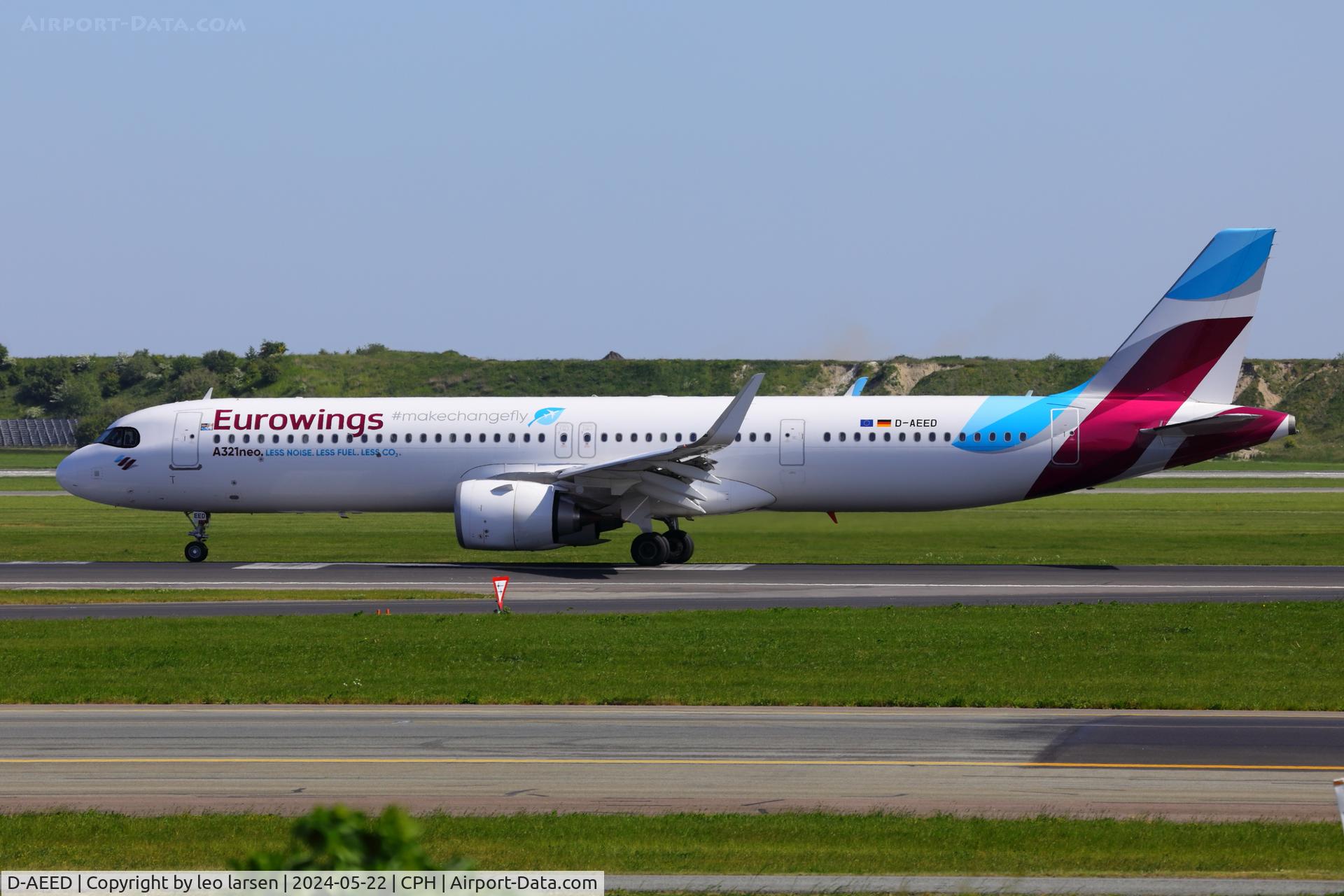 D-AEED, 2023 Airbus A321-252NX C/N 11641, Cpoenhagen 22.5.2024