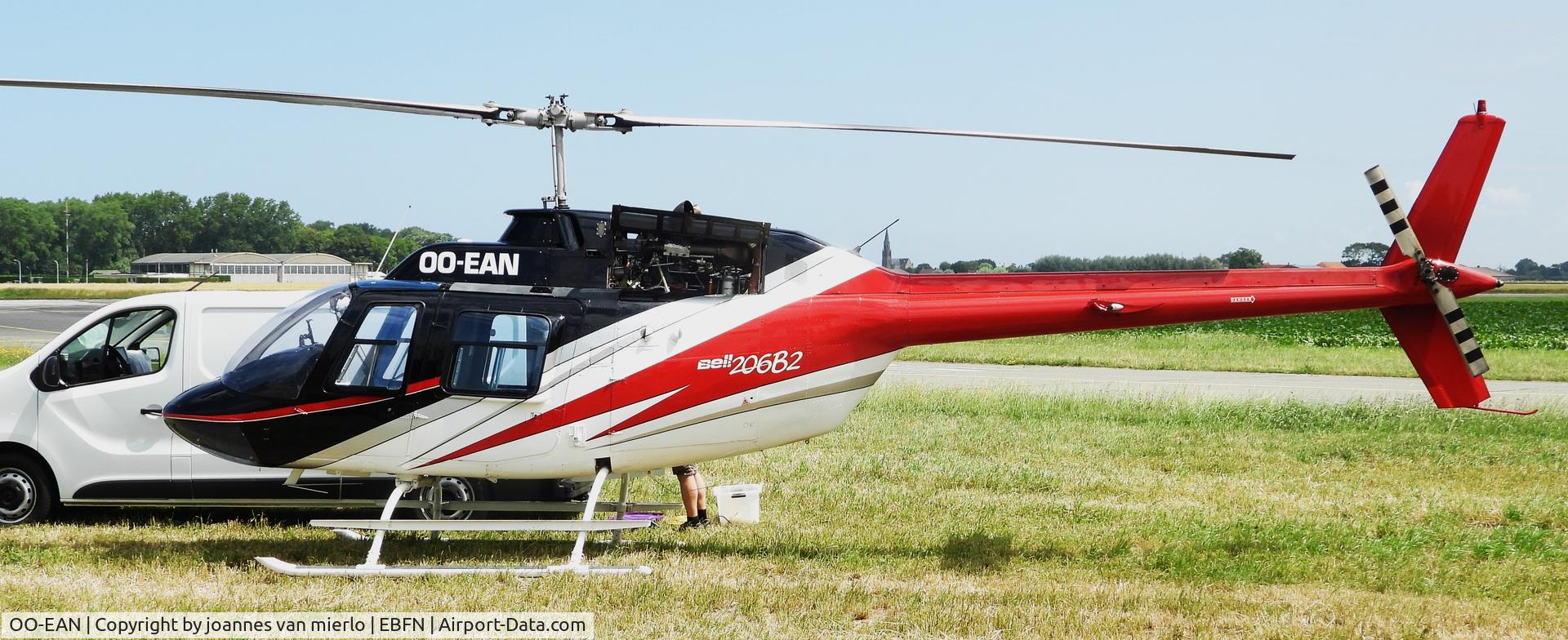 OO-EAN, 1975 Bell 206B JetRanger II C/N 1595, Performing initiation flights