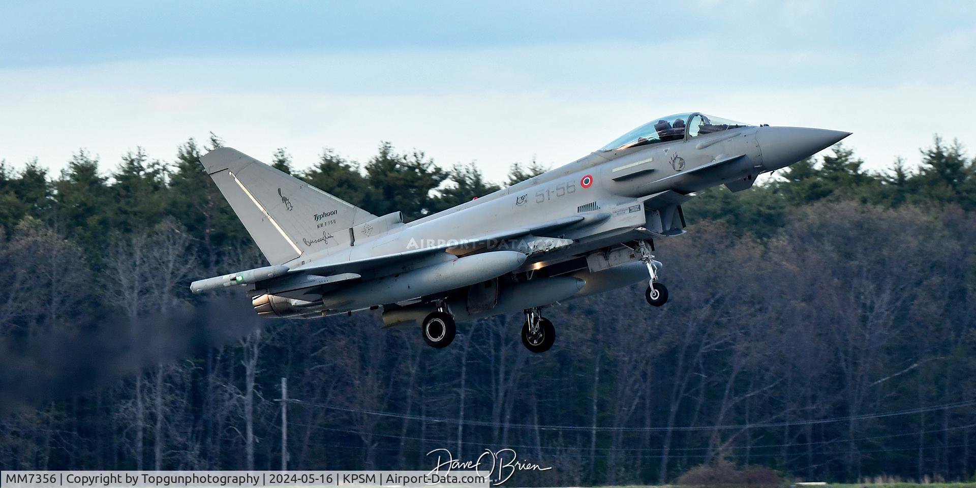 MM7356, Eurofighter Typhoon EF2000A C/N IS082, IAM2601, first Typhoon inbound