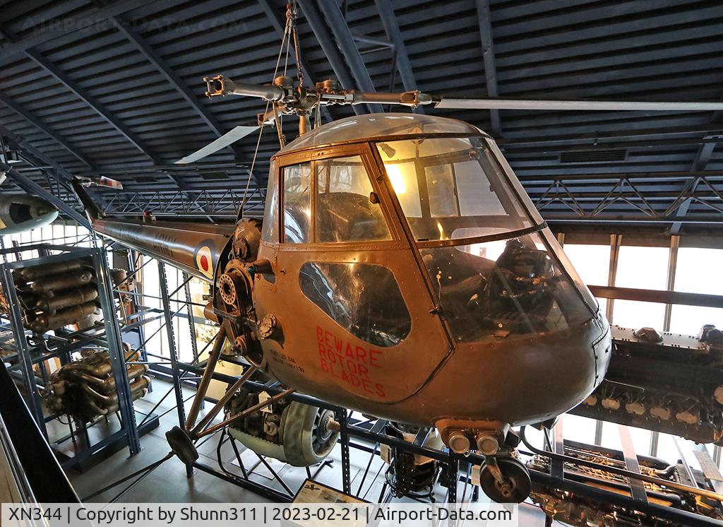 XN344, 1960 Saunders-Roe Skeeter AOP.12 C/N S2/7150, Preserved in London Science Museum