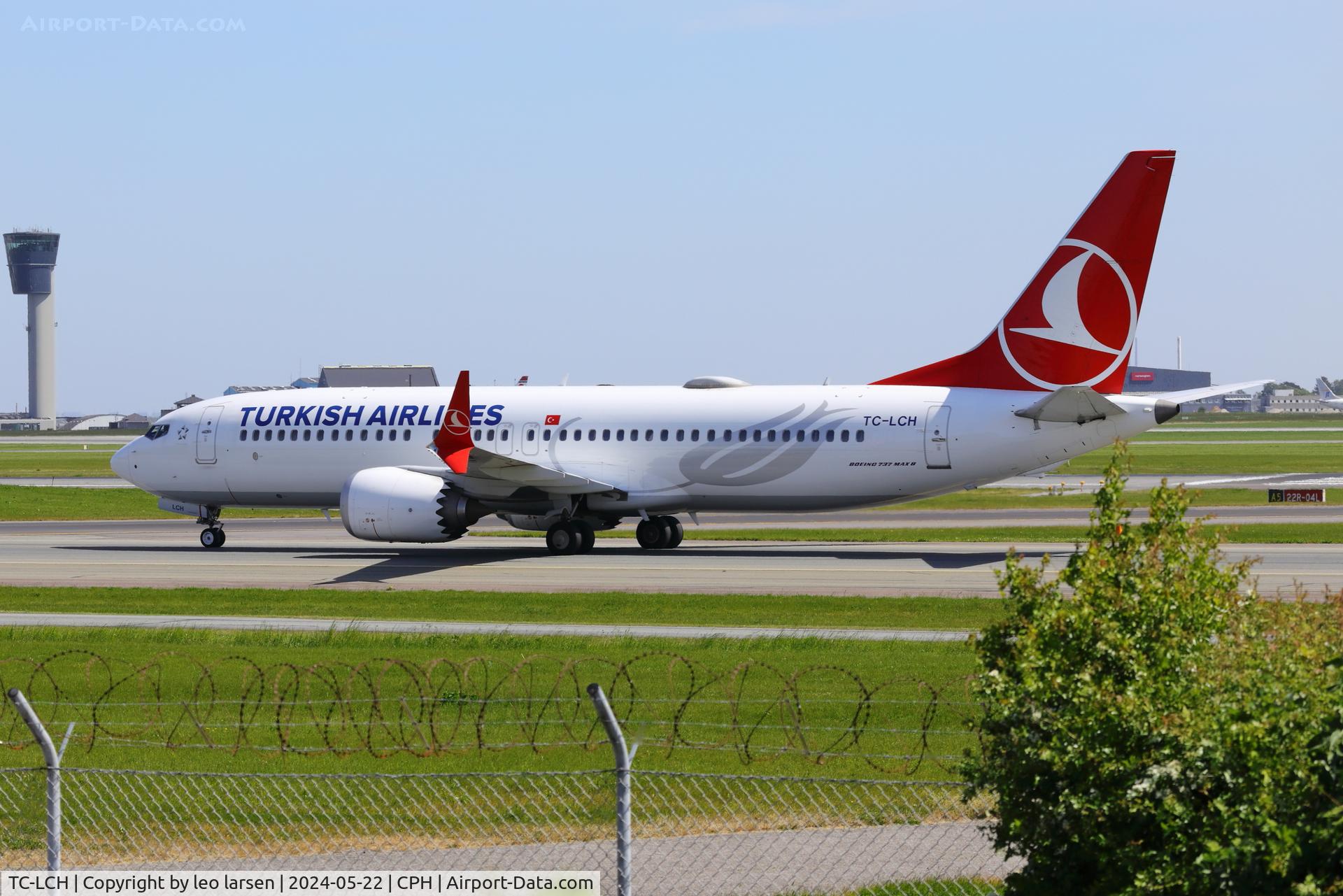 TC-LCH, Boeing 737-8 MAX C/N 60040, Copenhagen 22.5.2024