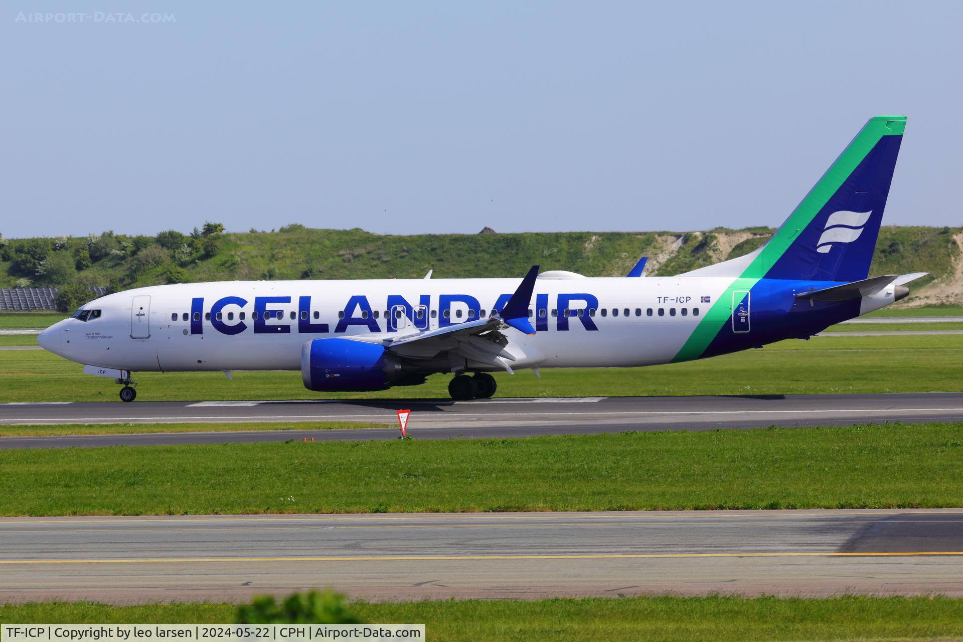 TF-ICP, 2019 Boeing 737-8 MAX C/N 44360, Copenhagen 22.5.2024