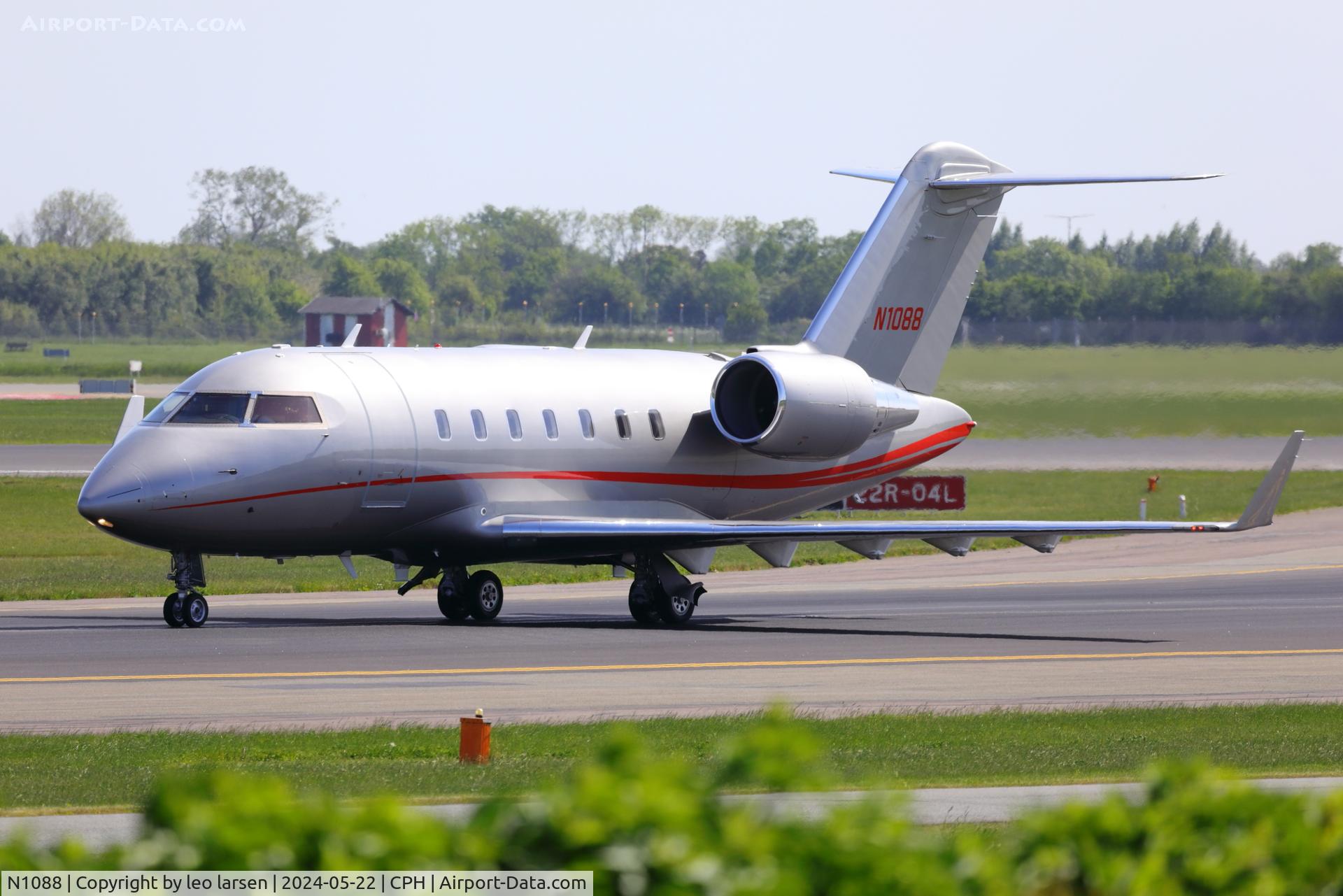 N1088, 2009 Bombardier Challenger 605 (CL-600-2B16) C/N 5798, Copenhagen 22.5.2024