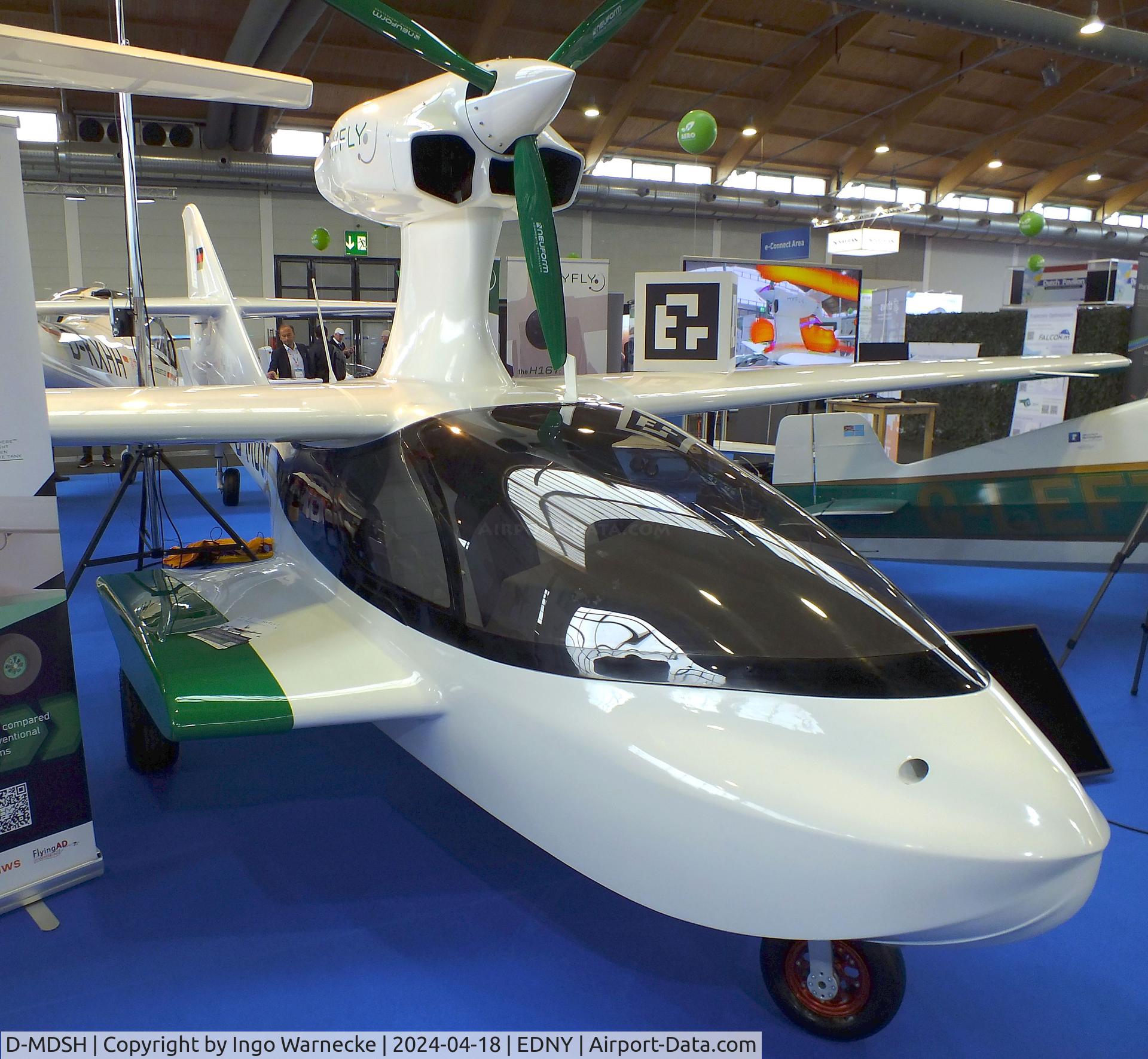 D-MDSH, 2024 Kasaero / PS-HyTech / Dornier DS-2C/HY C/N 01, Kasaero/PS-HyTech/Dornier DS-2C/HY demonstrator with electric motor powered by HYFLY H167 fuel cell, at the AERO 2024, Friedrichshafen