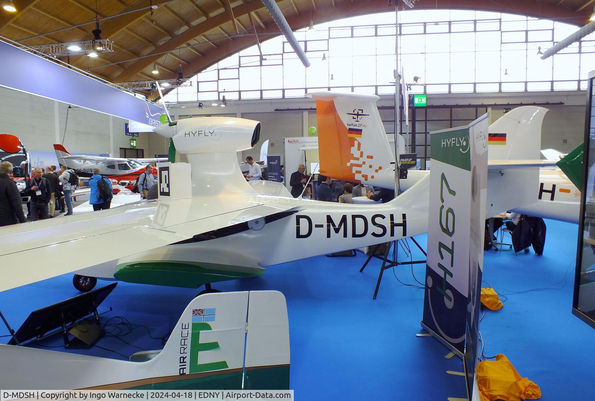 D-MDSH, 2024 Kasaero / PS-HyTech / Dornier DS-2C/HY C/N 01, Kasaero/PS-HyTech/Dornier DS-2C/HY demonstrator with electric motor powered by HYFLY H167 fuel cell, at the AERO 2024, Friedrichshafen