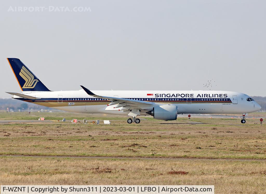 F-WZNT, 2022 Airbus A350-941 C/N 0599, C/n 0599 - To be 9V-SJA