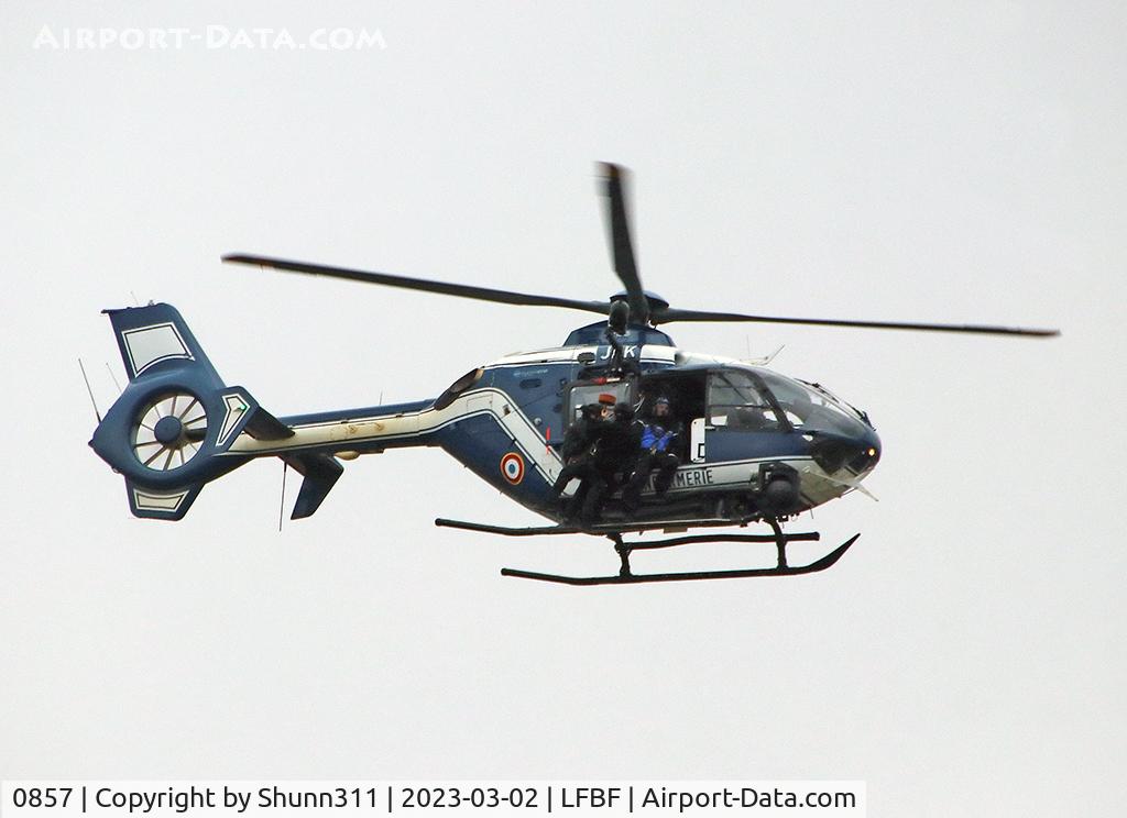 0857, 2009 Eurocopter EC-135T-2 C/N 0857, Passing above the Airport...