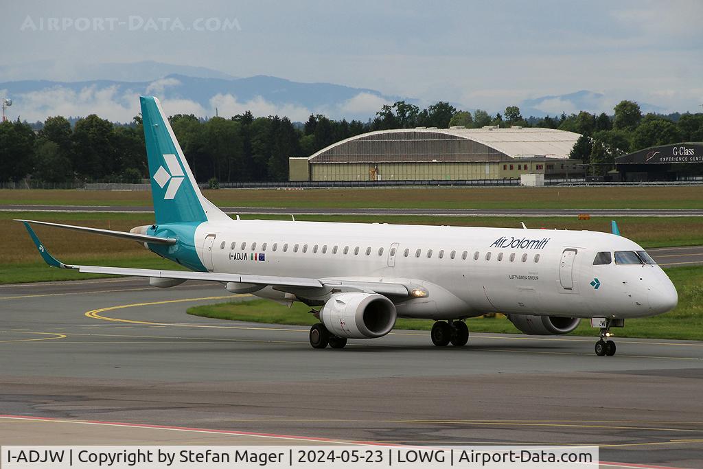 I-ADJW, 2009 Embraer 195LR (ERJ-190-200LR) C/N 19000297, Air Dolomiti ERJ-195LR @GRZ