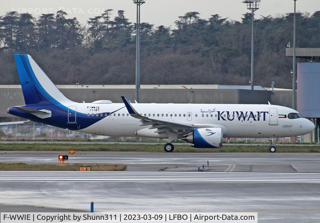 F-WWIE, 2022 Airbus A320-251N C/N 11187, C/n 11187 - To be 9K-AKS