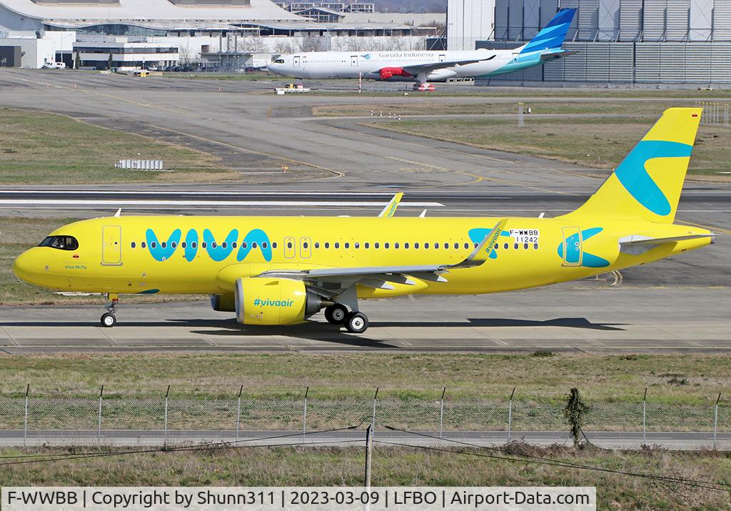 F-WWBB, 2023 Airbus A320-251N C/N 11242, C/n 11242 - Viva Colombia ntu... For Easyjet as G-UJEB
