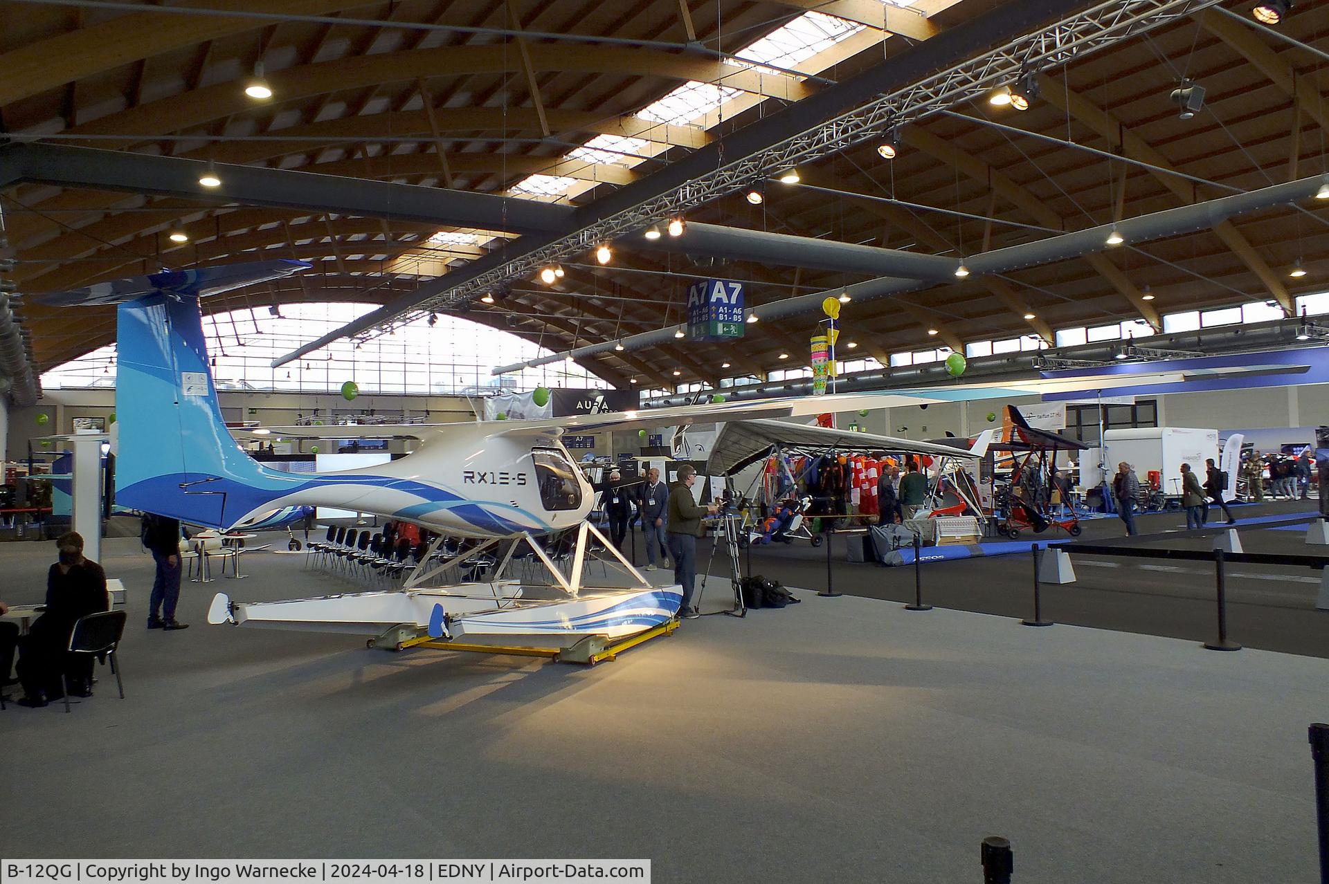 B-12QG, Rhyen Aircraft Industry RX1E-S C/N not found_B-12QG, Rhyen Aircraft Industry (Liaoning Ruixiang) RX1E-S on floats with electric motor at the AERO 2024, Friedrichshafen