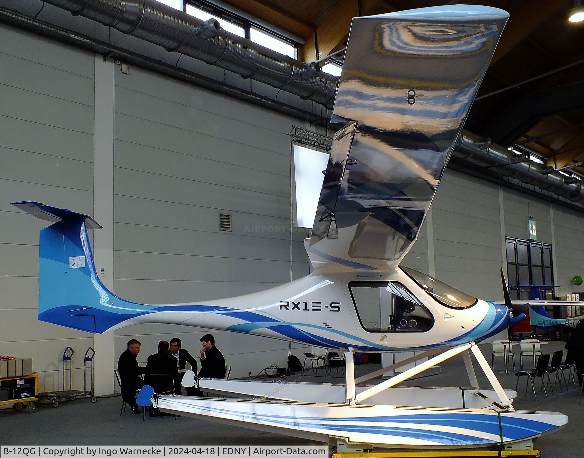 B-12QG, Rhyen Aircraft Industry RX1E-S C/N not found_B-12QG, Rhyen Aircraft Industry (Liaoning Ruixiang) RX1E-S on floats with electric motor at the AERO 2024, Friedrichshafen