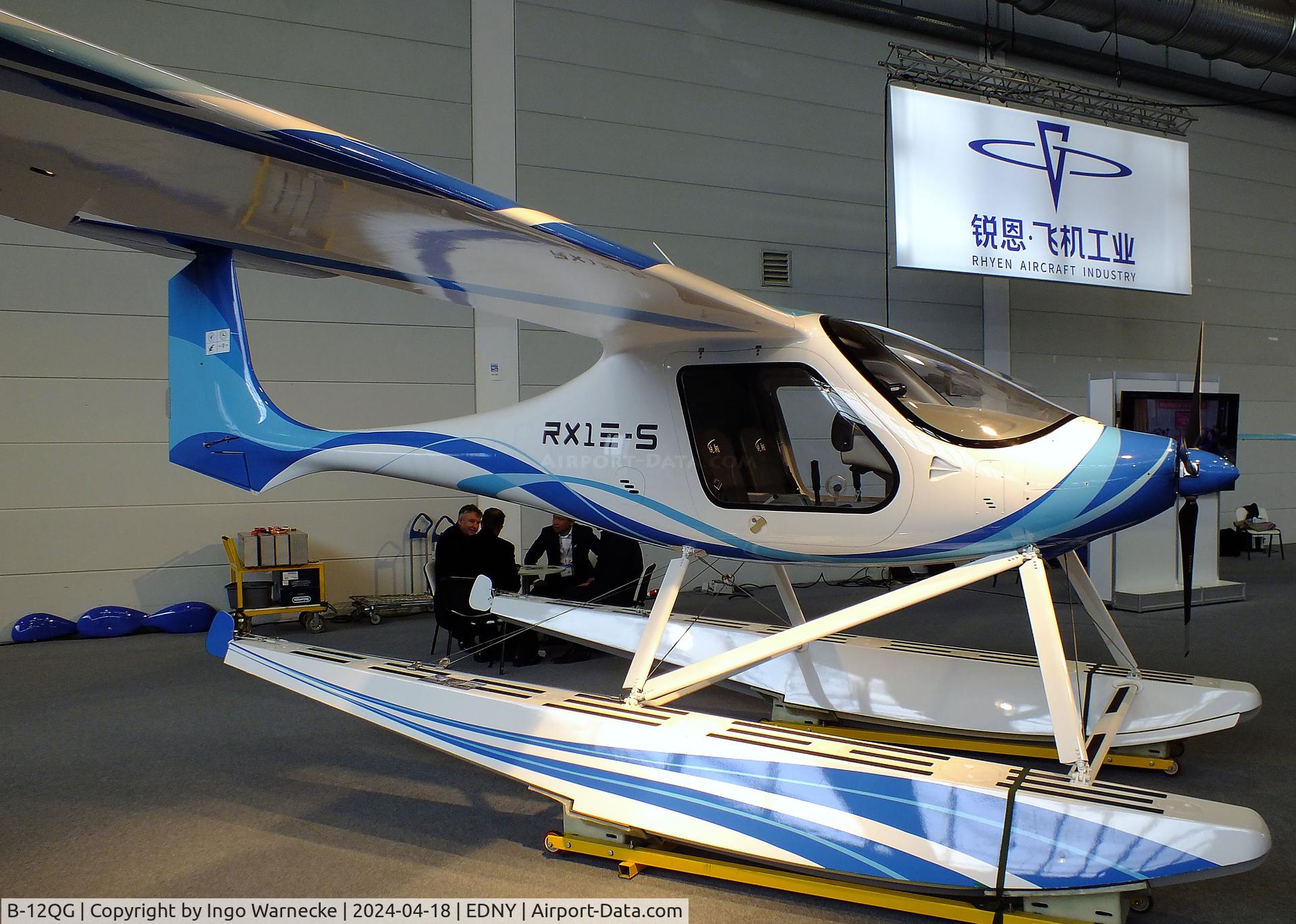 B-12QG, Rhyen Aircraft Industry RX1E-S C/N not found_B-12QG, Rhyen Aircraft Industry (Liaoning Ruixiang) RX1E-S on floats with electric motor at the AERO 2024, Friedrichshafen