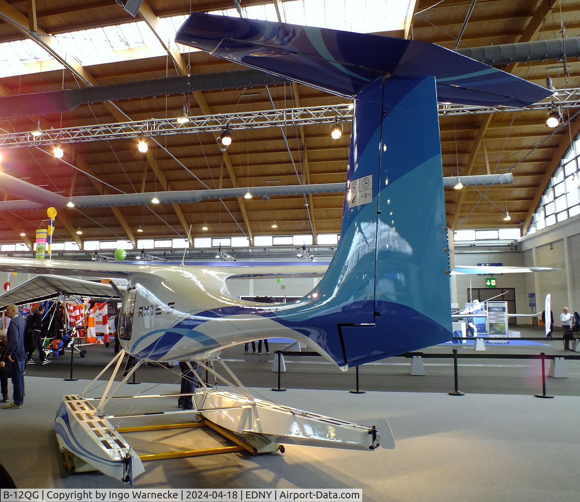 B-12QG, Rhyen Aircraft Industry RX1E-S C/N not found_B-12QG, Rhyen Aircraft Industry (Liaoning Ruixiang) RX1E-S on floats with electric motor at the AERO 2024, Friedrichshafen