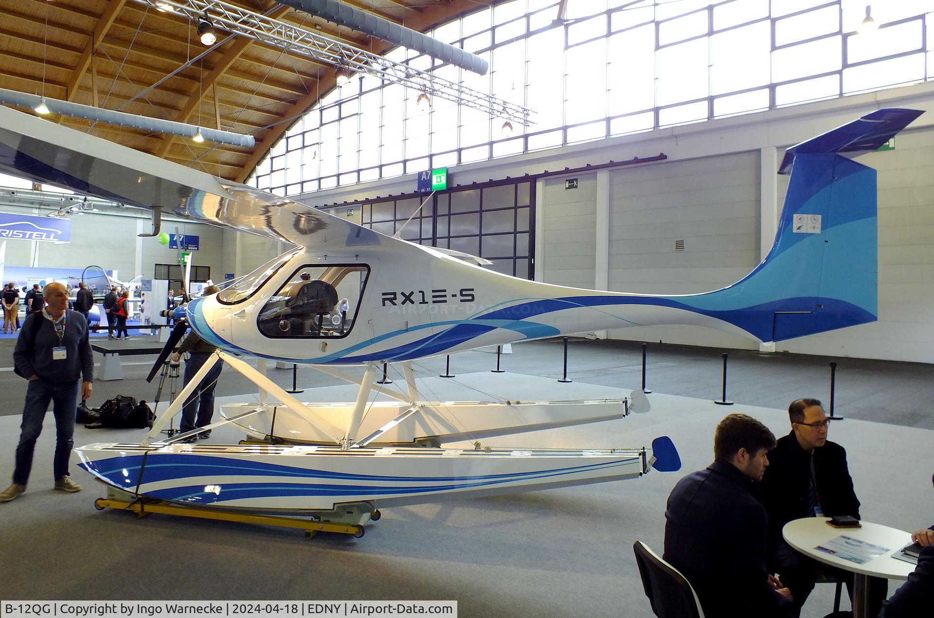B-12QG, Rhyen Aircraft Industry RX1E-S C/N not found_B-12QG, Rhyen Aircraft Industry (Liaoning Ruixiang) RX1E-S on floats with electric motor at the AERO 2024, Friedrichshafen