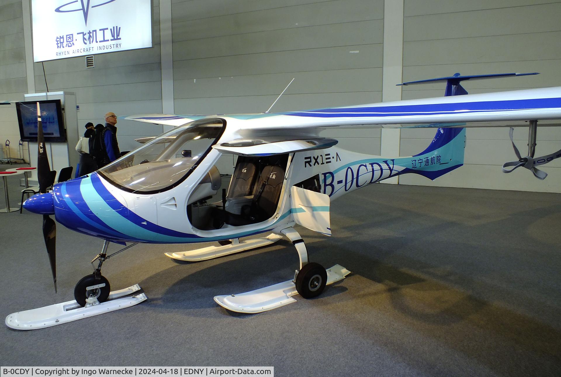 B-0CDY, Rhyen Aircraft Industry RX1E-A C/N not found_B-0CDY, Rhyen Aircraft Industry (Liaoning Ruixiang) RX1E-A with electric motor at the AERO 2024, Friedrichshafen