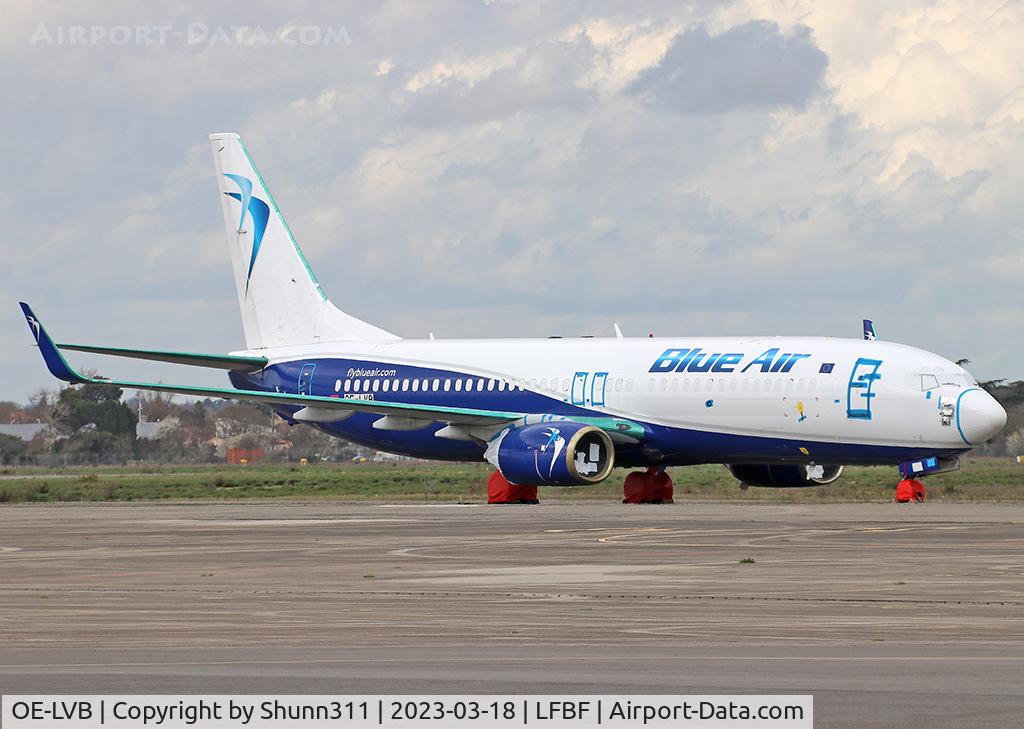 OE-LVB, 2000 Boeing 737-883 C/N 28323, Stored after Blue Air demise...