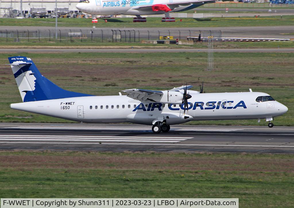 F-WWET, 2023 ATR 72-600 C/N 1650, C/n 1650 - To be F-HXKE