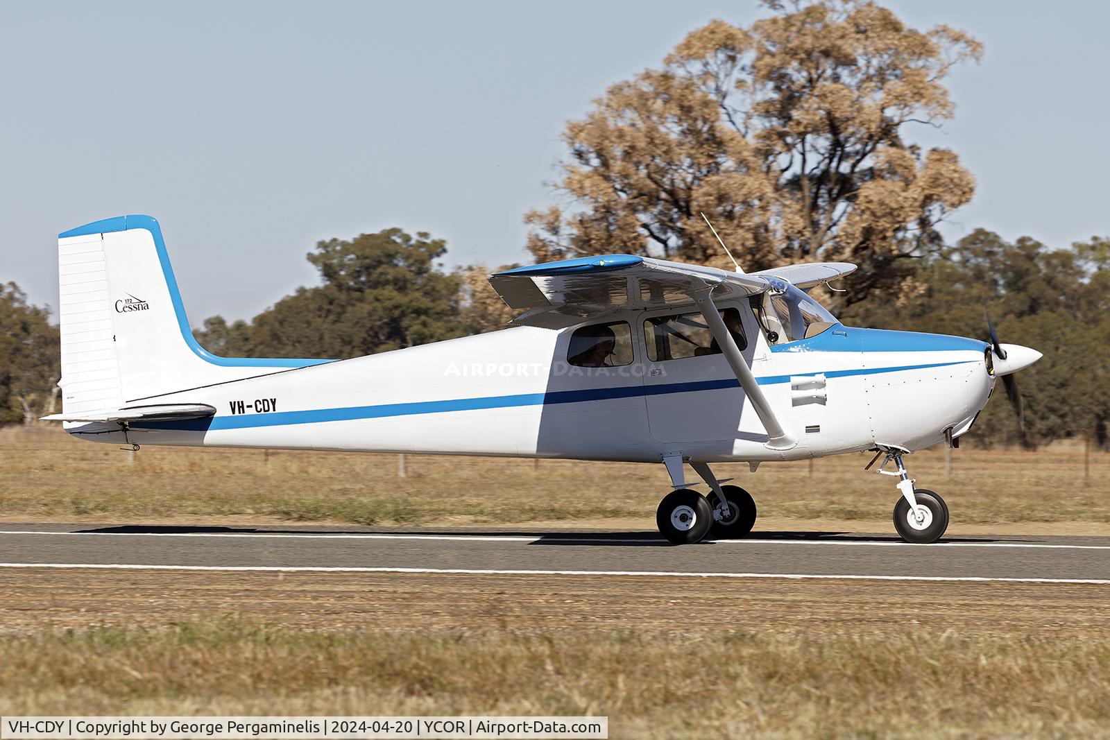 VH-CDY, 1956 Cessna 172 C/N 28717, Antique Aeroplane Association of Australia National Fly-in 2024.