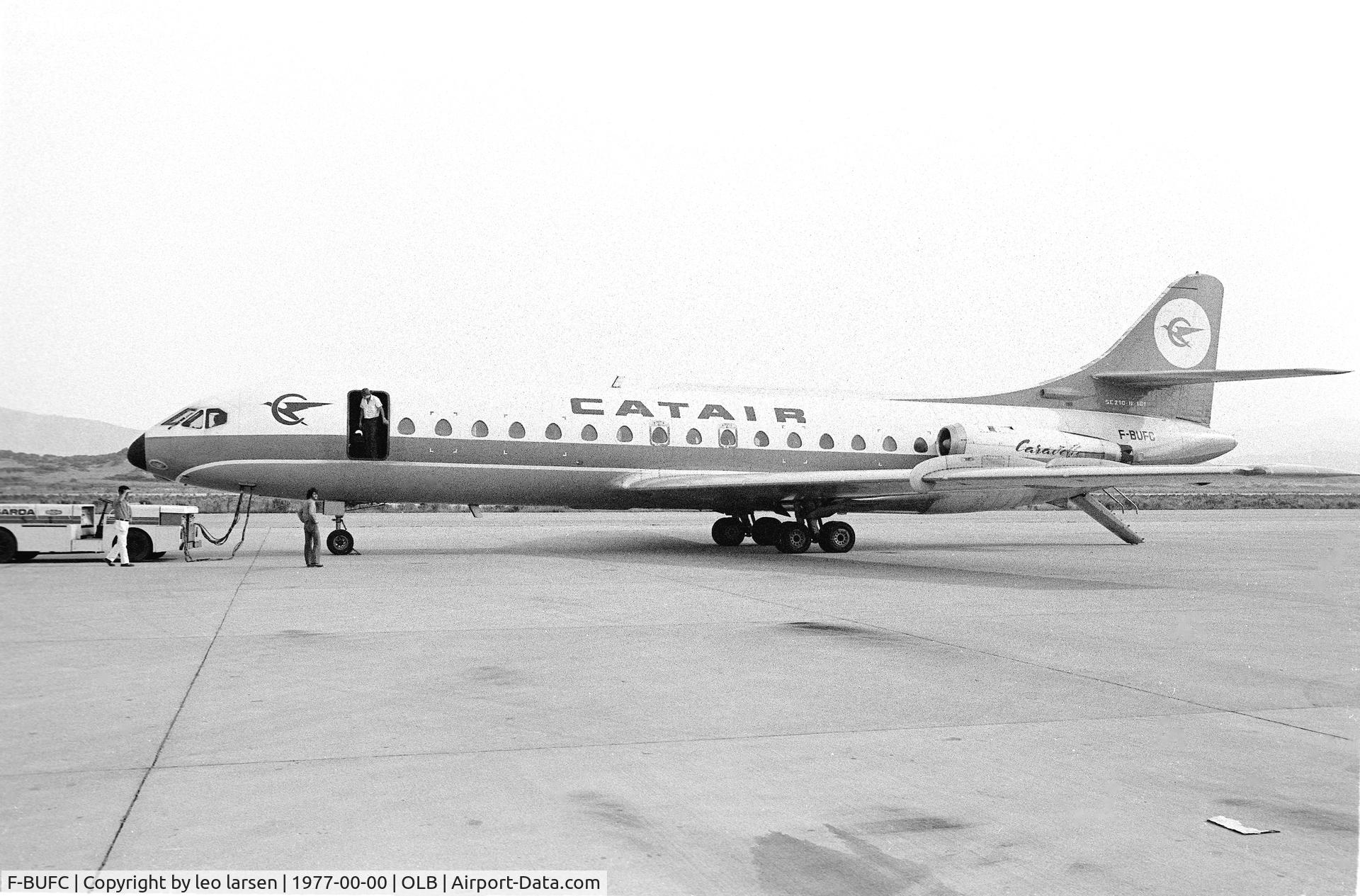 F-BUFC, 1963 Sud Aviation SE-210 Caravelle VI-R C/N 161, Olbia 1977