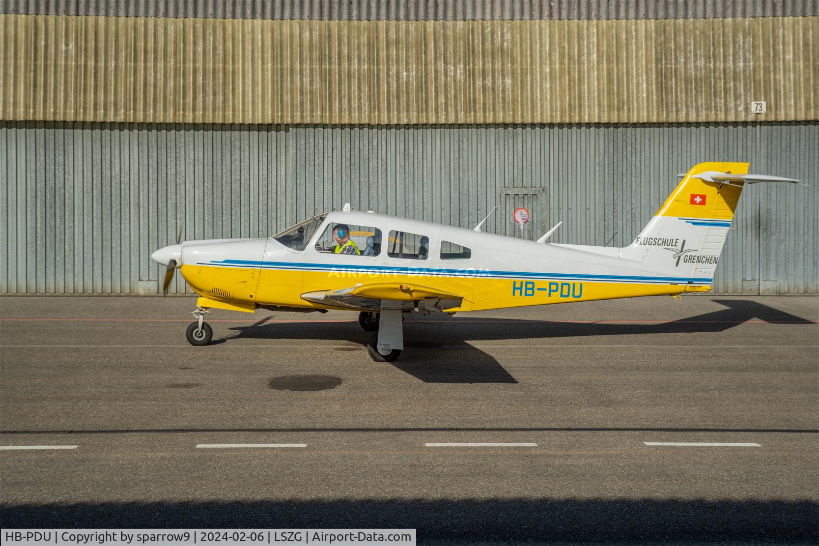 HB-PDU, 1979 Piper PA-28RT-201 Arrow IV C/N 28R-7918201, At Grenchen