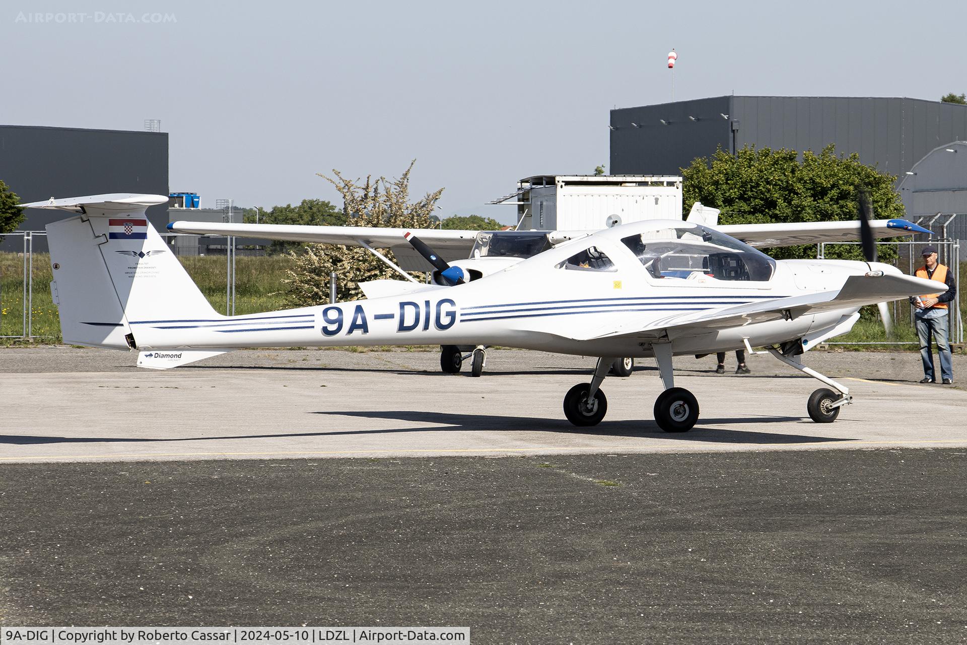 9A-DIG, Diamond DV-20 C/N 20207, Lucko Aerodrom
