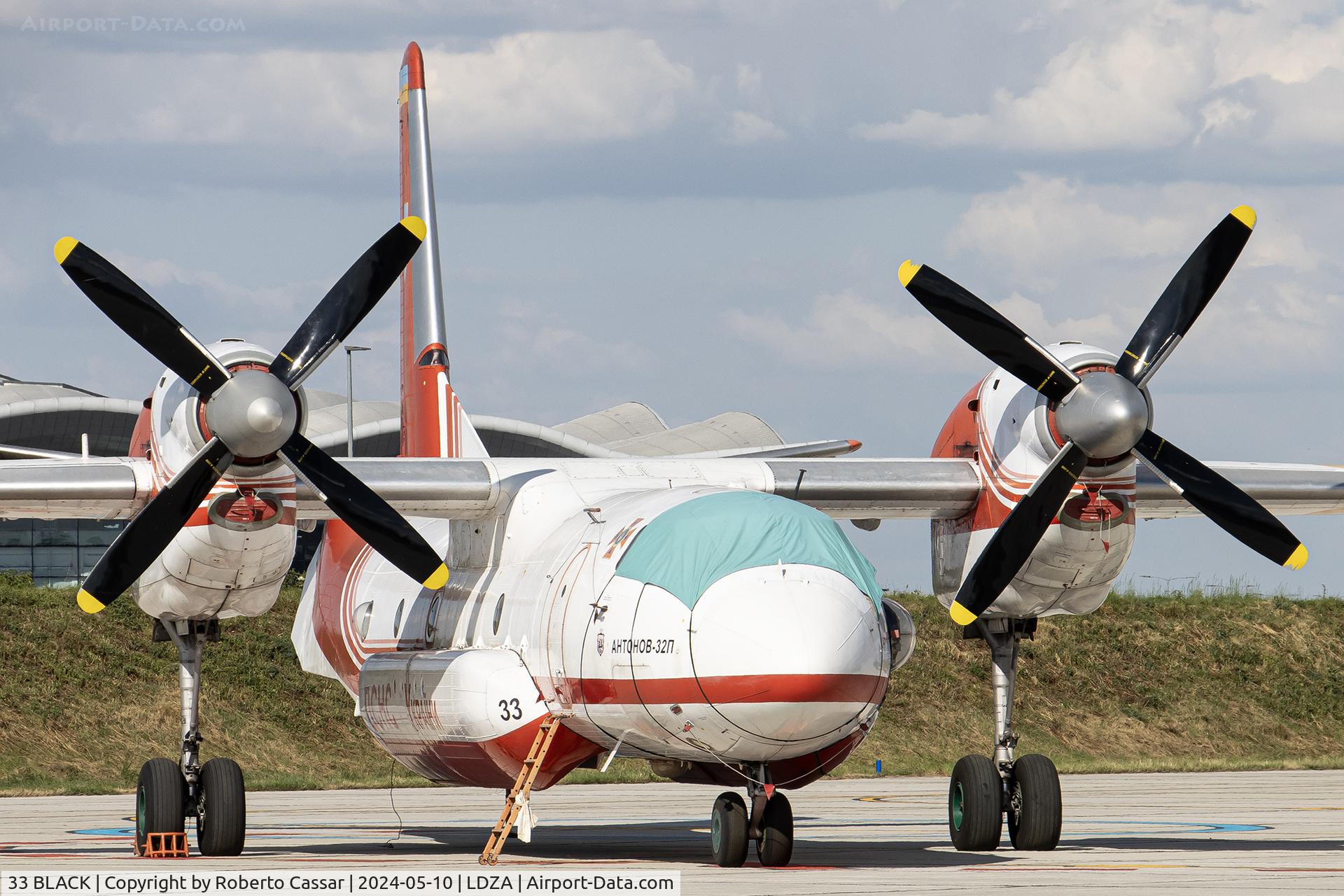 33 BLACK, Antonov An-32P C/N 36-10, Franjo Tu?man International Airport Zagreb