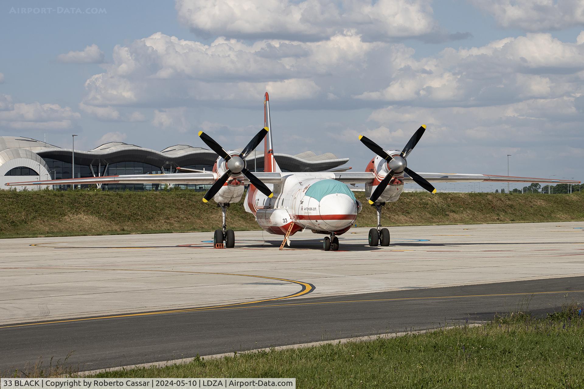 33 BLACK, Antonov An-32P C/N 36-10, Franjo Tu?man International Airport Zagreb