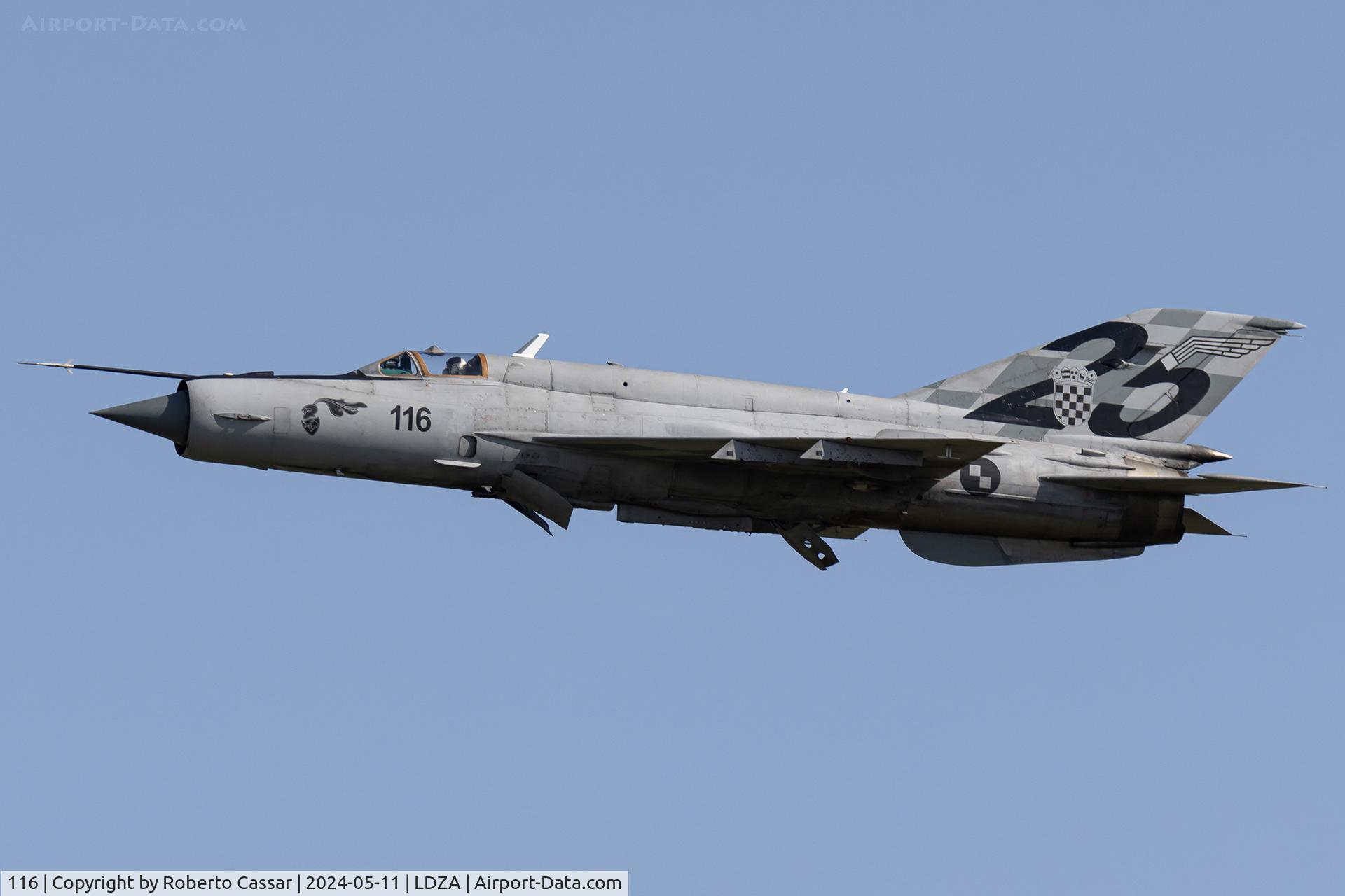 116, Mikoyan-Gurevich MiG-21BisD C/N 0000, AirVG 24