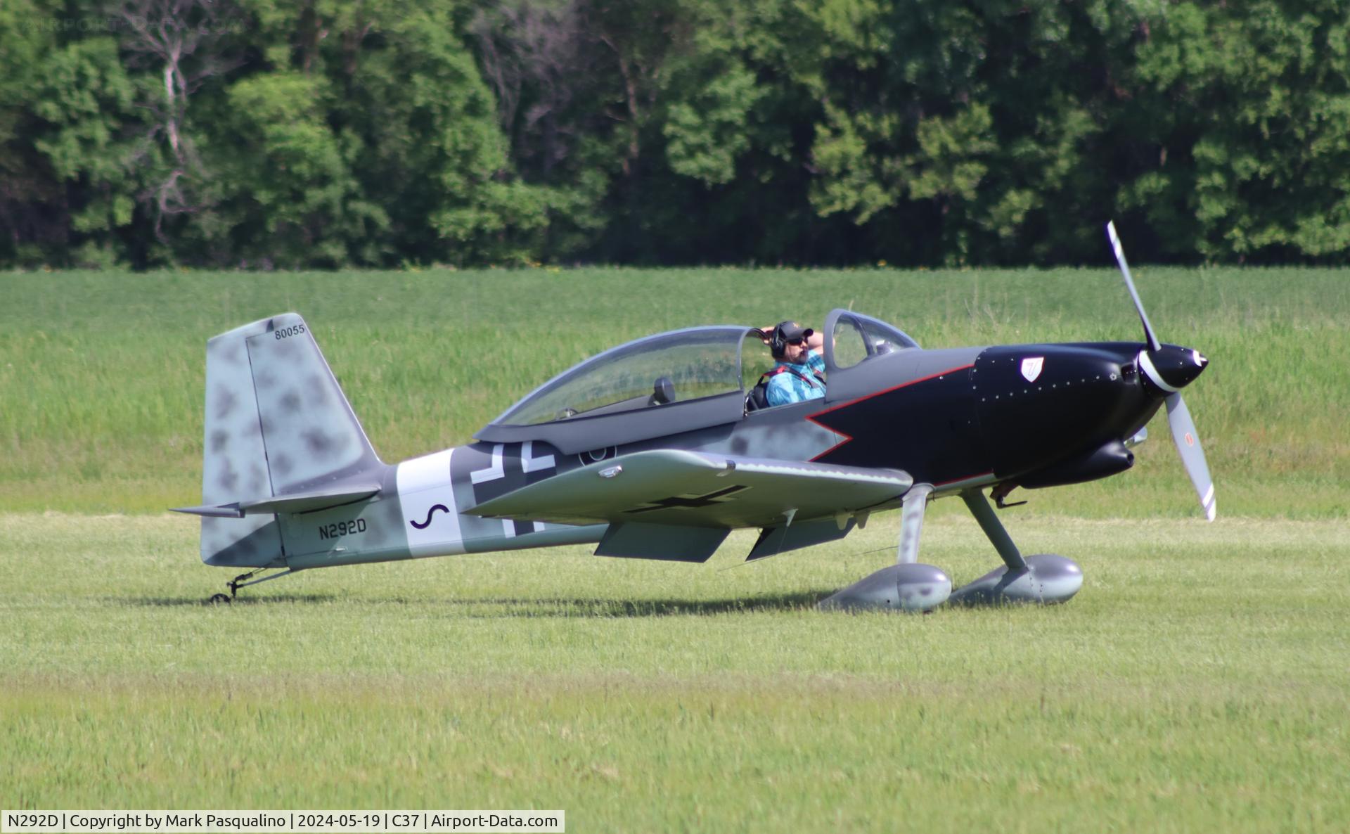 N292D, 2007 Vans RV-8 C/N 80055, Vans RV-8