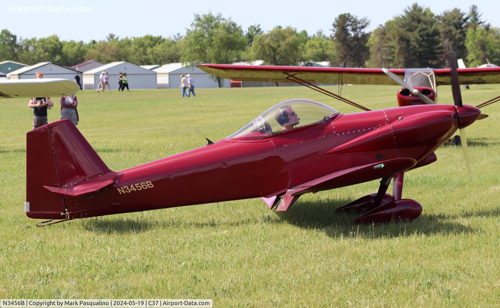 N3456B, 1992 Vans RV-3 C/N M-003/116, Vans RV-3