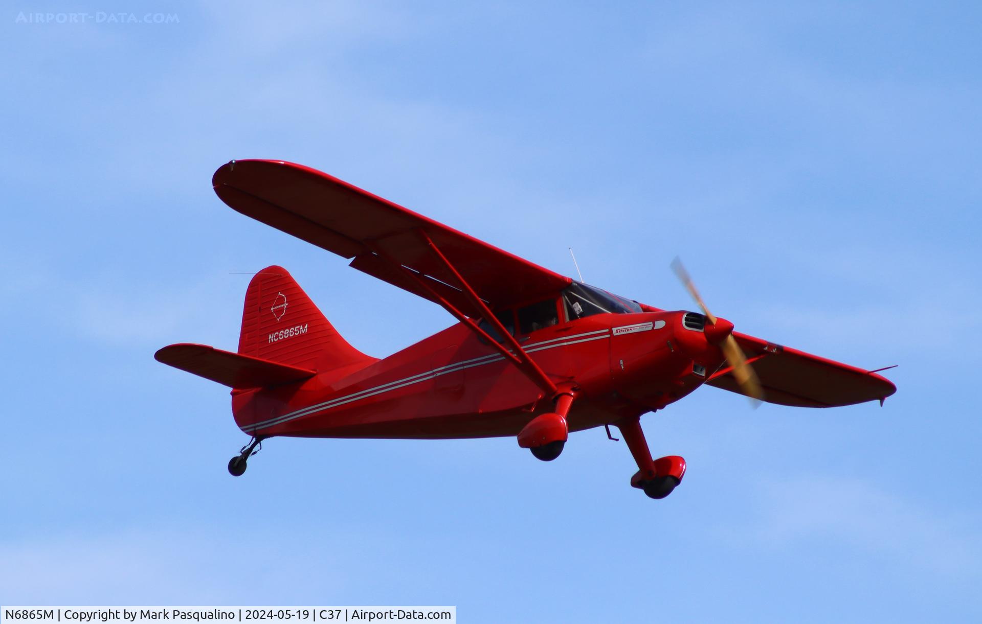 N6865M, Stinson 108-3 Voyager C/N 1084865, Stinson 108-3