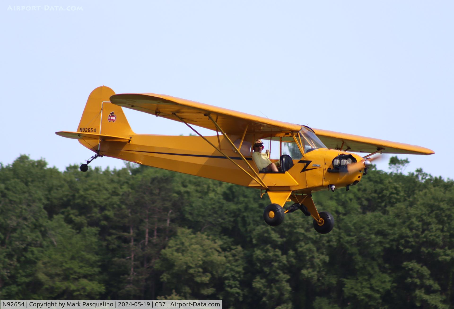 N92654, 1946 Piper J3C-65 Cub Cub C/N 17027, Piper J3C-65
