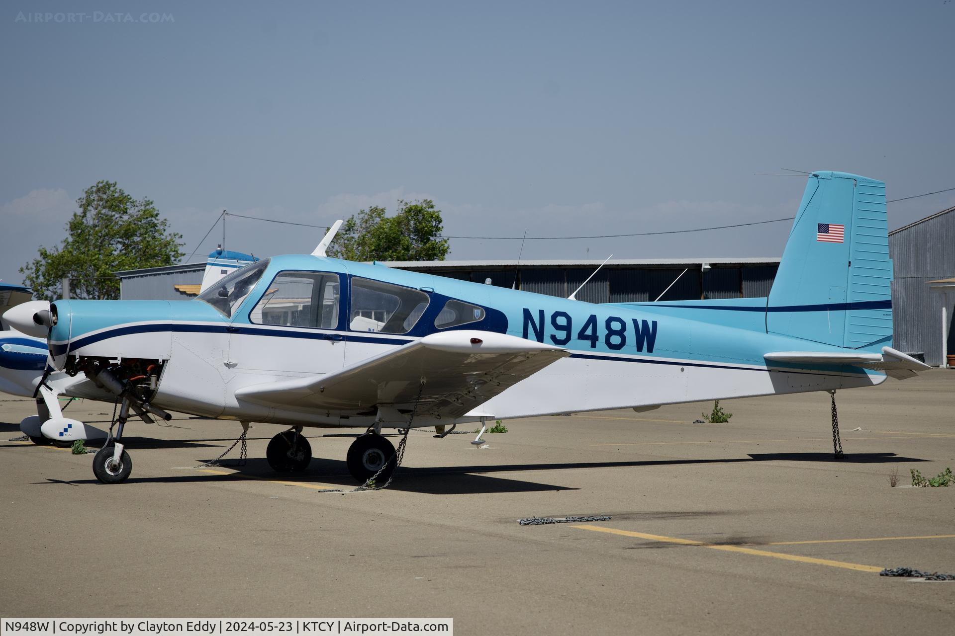 N948W, 1968 SIAI-Marchetti S-205-22R C/N 4-148, Tracy Airport in California 2024.