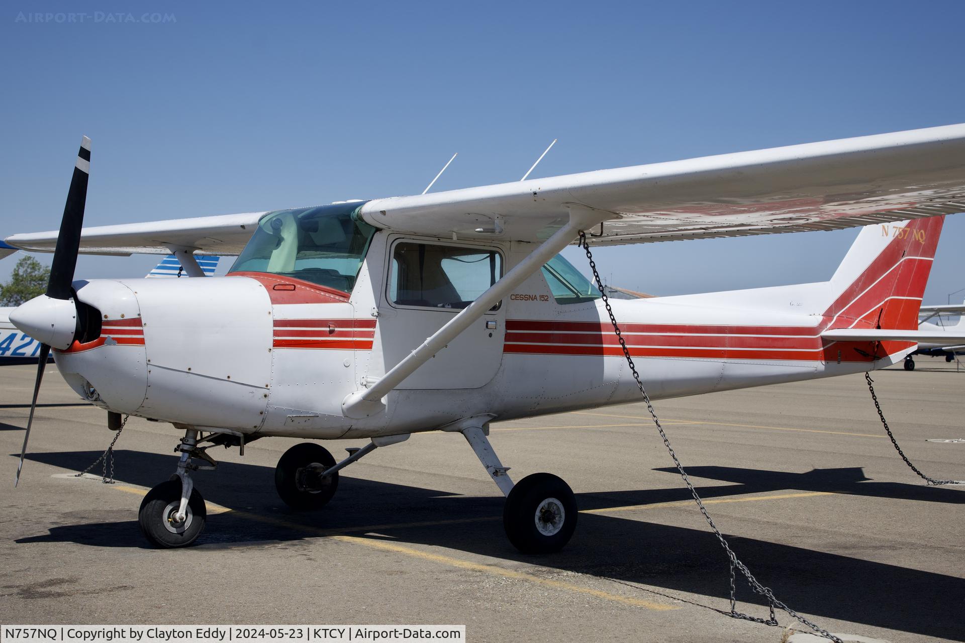 N757NQ, 1977 Cessna 152 C/N 15279876, Tracy Airport in California 2024.