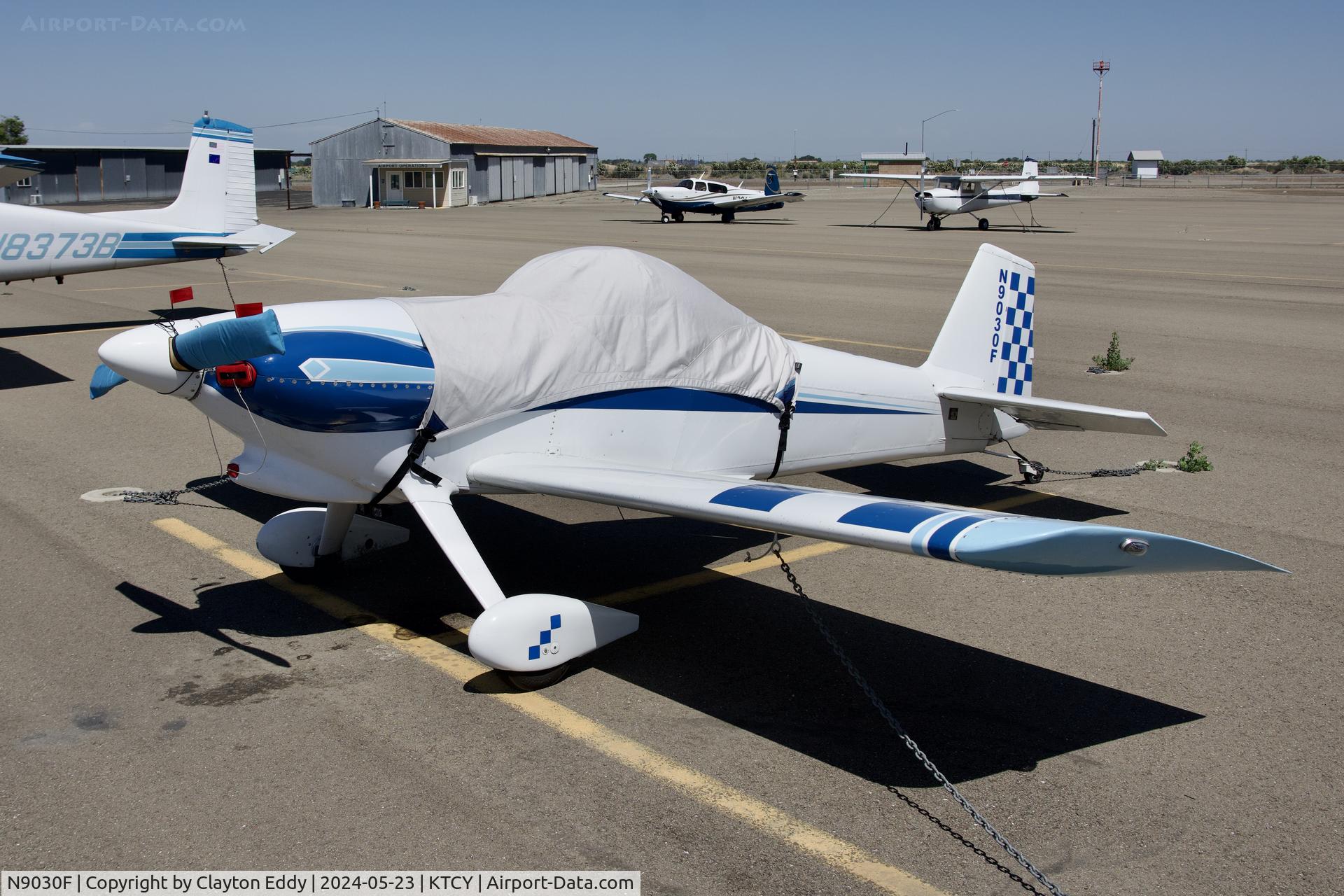 N9030F, 1979 Vans RV-3 C/N 454, Tracy Airport in California 2024.