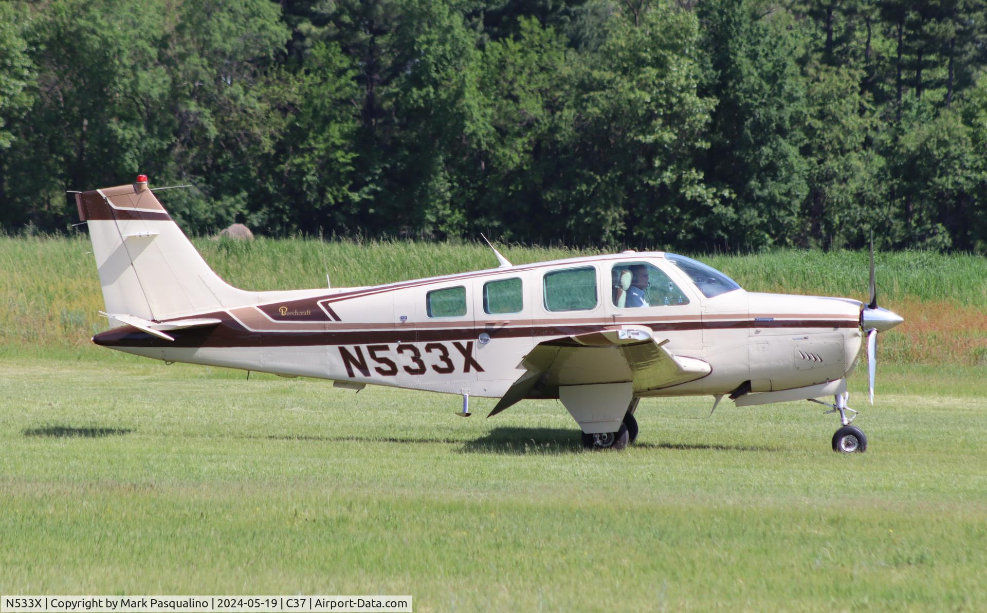 N533X, 1985 Beech A36 Bonanza 36 C/N E-2234, Beech A36