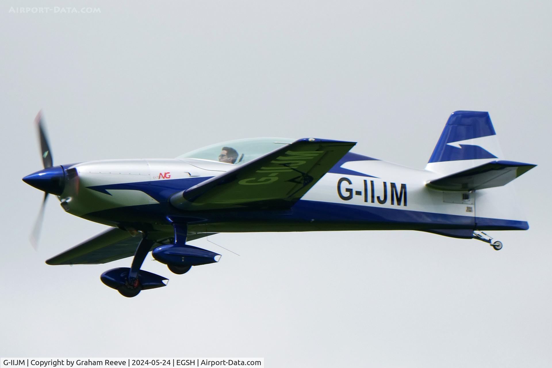 G-IIJM, 2023 Extra NG C/N NG042, Landing at Norwich.