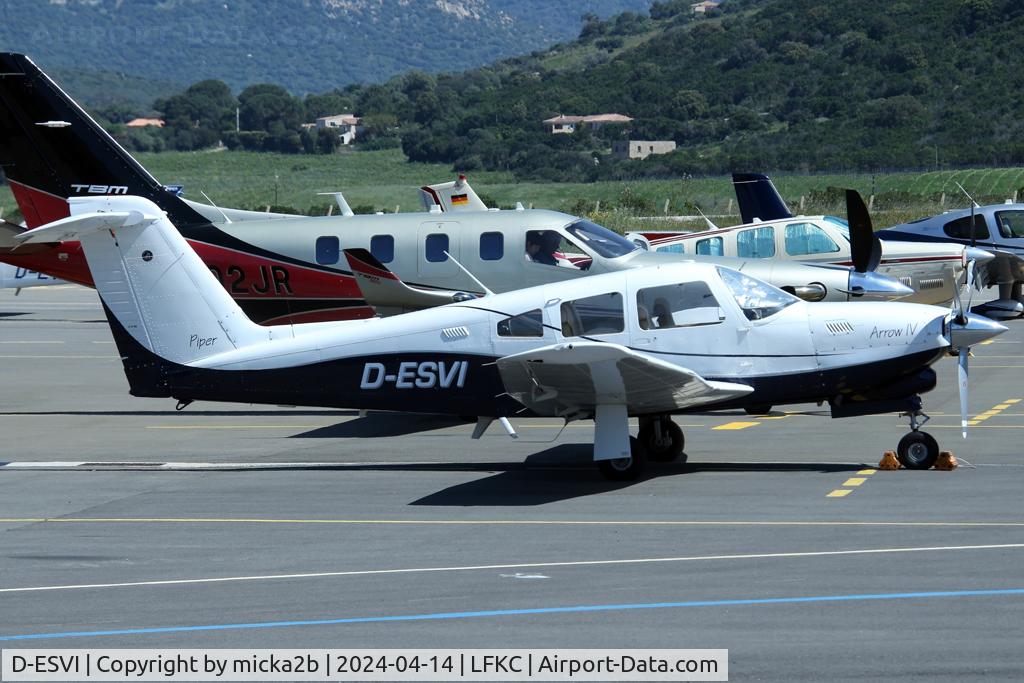 D-ESVI, Piper PA-28RT-201T Turbo Arrow IV Arrow IV C/N 28R-8131120, Parked