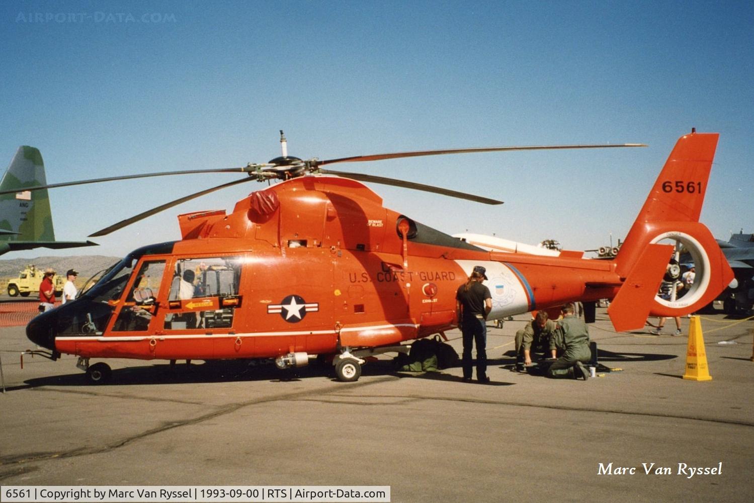 6561, Aerospatiale HH-65C Dolphin C/N 6244, Reno Air Races in Sept 1993.