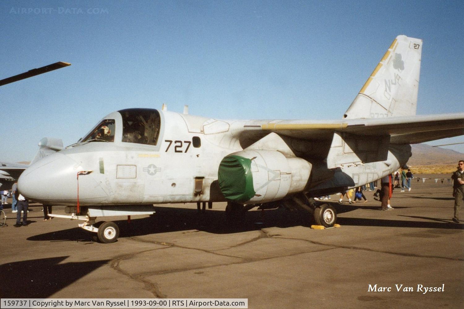 159737, Lockheed S-3A Viking C/N 394A-3066, 159737 at Reno Air Races in Sept 1993.