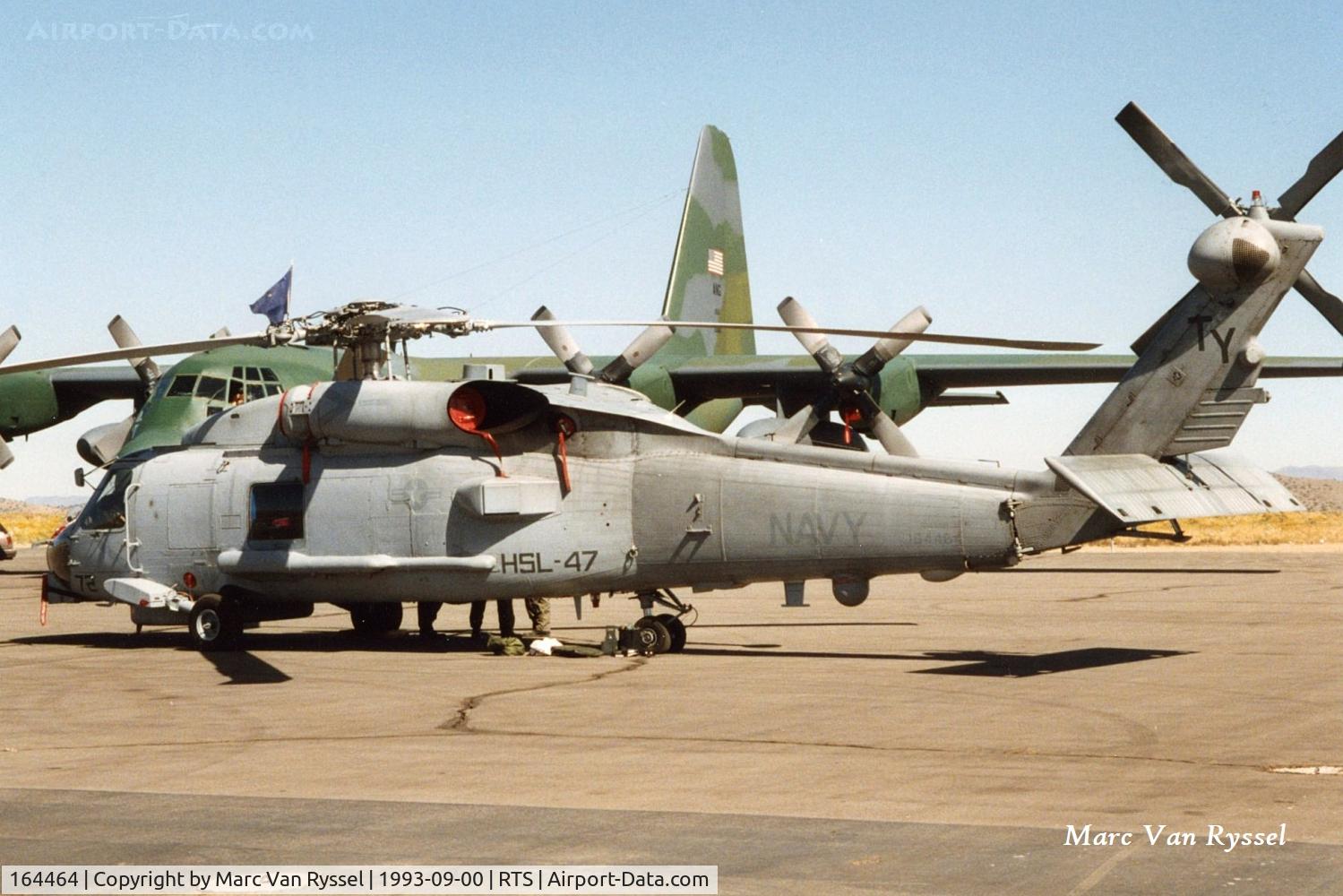 164464, Sikorsky SH-60B Seahawk C/N 70-1795, 164464  TY-72 at Reno Air Races in Sept 1993.