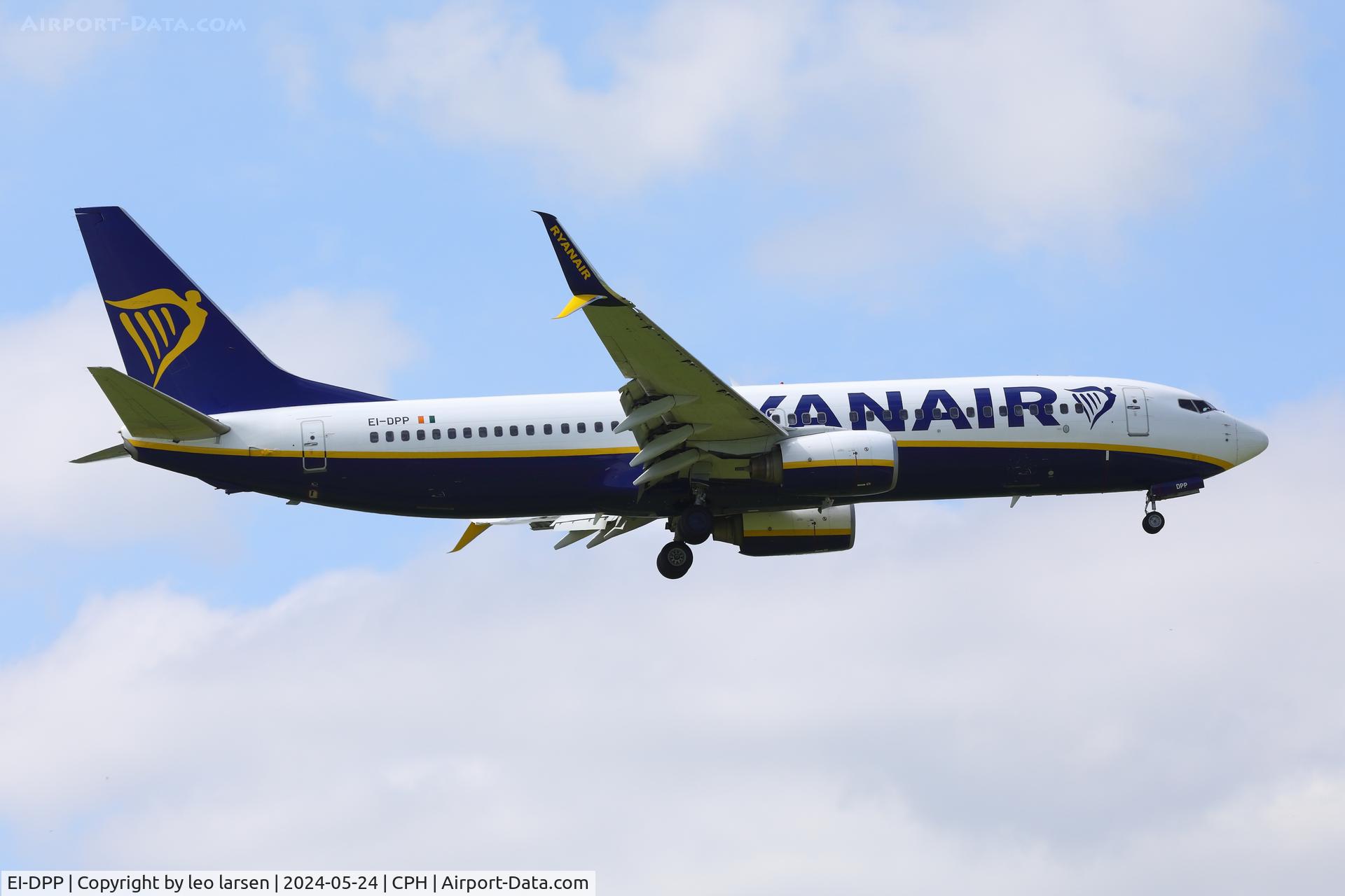 EI-DPP, 2007 Boeing 737-8AS C/N 33613, Copenhagen 24.5.2024