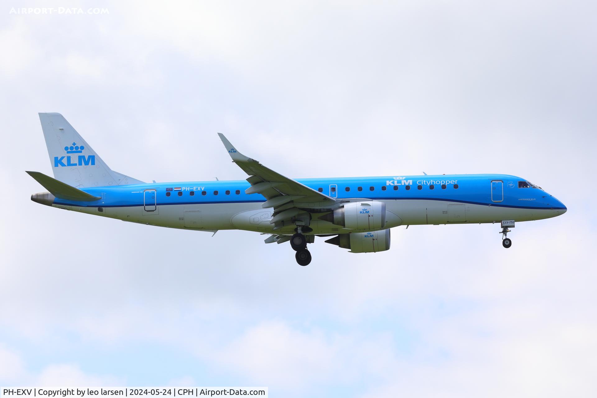 PH-EXV, 2018 Embraer ERJ-190STD (ERJ-190-100) C/N 19000750, Copenhagen 24.5.2023